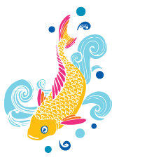 Golden Fish Synchronised Swimming Club Logo